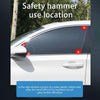 Car Safety Hammer Emergency Escape Seat Belt Cutter Window Breaker Rescue Tool(Silver)(Silver)