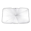 Car Windshield Telescopic Folding Thermal Insulation Parasol, Size: Silver Coated Large