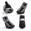 Dog Shoes Breathable Non-Slip, Lake Blue, 3.3x4cm (4 Pcs)