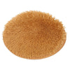 Warm Round Plush Brown Pet Bed, Large 60x60cm - Autumn/Winter