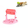 Interactive Dog Food Puzzle Toy, Pink, Adjustable Height