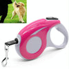 Retractable Dog Lead 5m, Pink - Durable & Lightweight (Small/Medium Dogs)