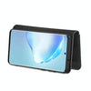 For Galaxy S20 DG.MING Crazy Horse Texture Flip Detachable Magnetic Leather Case with Holder & Card Slots & Wallet(Black)