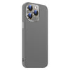 For iPhone 11 Pro Nano Lens Cover Liquid Silicone Phone Case(Titanium Gray)