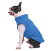 Warm Fleece Dog Coat, Blue, XL - Pug, French Bulldog