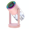 280ml Star Projection Light Humidifier USB Car Diffuser Humidifier Household Hydrating Atomizer, Color: Rotating Pink