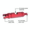 A5586 10 PCS Bicycle French Valve Core with Red Disassembly Tool