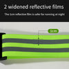 Women Men Running Bag Adjustable Reflective Waist Pouch Pack, Spec: 1 Belt+2 Arm Band(Fluorescent Green)