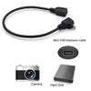 90 Degree Mini USB Male to Mini USB Female Adapter Cable, Length: 25cm