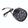 KD-12W 12 LED PAR Light Stage Light, with LED Display, Master / Slave / DMX512 / Auto Run Modes, US Plug