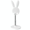 03247 Rabbit Retractable Phone Lazy Bracket Foldable Desktop Holder(White)