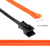 4m Cold Light Flexible LED Strip Light For Car Decoration(Orange Light)