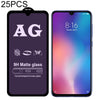 25 PCS AG Matte Anti Blue Light Full Cover Tempered Glass For Xiaomi Redmi 6A