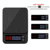 Household Hand-Pushed Coffee Scale USB-Powered Smart Kitchen Scale With Timing, Specification: 5kg/0.1g