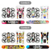 For DJI Neo 2pcs Combo Drone Body Protective Stickers(Graffiti Boom + Ghost Pop)