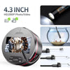 8mm Pipeline Camera Engine Cylinder Endoscope With Screen, Length: 2m Hard Wire