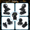 1pair Universal LED Cave Shoe Light Night Riding Dog Walking Camping Shoe Lamps(Black)