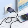 hoco N45 Biscuit PD30W Type-C + QC3.0 USB Charger, EU Plug(White)