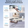 JOYROOM 2.4A USB to 8 Pin Surpass Series Fast Charging Data Cable, Length:2m(White)