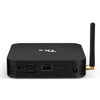 TX6 4K UHD Smart TV Box with Remote Controller, Android 7.1 Allwinner H6 Quad Core ARM Cortex-A53 1.5 GHz, 4GB+32GB, Support  Dual Band WiFi & HDMI & RJ45 & TF Card & SPDIF(Black)