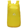 1328 20L Outdoor Climbing Portable Foldable Anti-splash Bag Ultralight Backpack, Max Load: 15kg (Yellow)