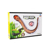 Tricky Funny Toy Infrared Remote Control Scary Creepy Snake, Size: 38*3.5cm(Orange)