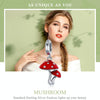 S925 Silver Small Mushroom DIY Bracelet Accessories