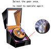 Watch Shaker Automatic Mechanical Watch Rotating Motor Winding Box, US / EU / UK Plug(Pure Carbon Fiber Pattern)