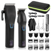 Men Electric Haircutting Tools Set Sculpting Electric Clipper(Black)