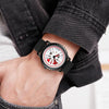 SKMEI 1634 Men Waterproof Watch Fashion Quartz Watch(Black Steel Belt)