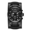 Ochstin 7236 Multifunctional Business Leather Wrist Wrist Waterproof Quartz Watch(Black+Black)
