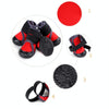 Dog Shoes Red Size 90 (9cm x 8cm) Non-Slip, Waterproof Boots