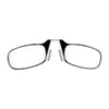 Ultra Thin High-definition Nose Resting Card Style Portable Presbyopic Hypermetropic Reading Glasses, +2.50D(Black)