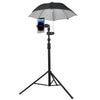 50cm Camera Umbrella Sunshade Adjustable Mobile Phone Parasol With Clip