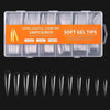 240 PCS/Box Thin Soft Transparent Nail Pieces, ShapeSuper Long Pointed Nails