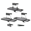 SD-1528D Car Dining Table Rear Foldable Storage Rack Computer Stand