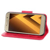 For Galaxy A5 (2017) / A520 Butterflies Embossing Horizontal Flip Leather Case with Holder & Card Slots & Wallet & Lanyard (Red)