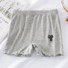 Girls Boxer Brief Safety Pants Modal Summer Shorts, Size: 140(Grey)