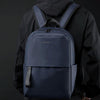 WEPOWER Lightweight Outdoor Travel Commute Business Waterproof Large Capacity Computer Backpack(Dark Blue)