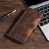 For Kyocera Android One S6 KYV48 / Gratina Skin Feel Straw Hat Magnetic Buckle Leather Phone Case(Brown)