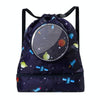 Wet And Dry Separation Waterproof Drawstring Shoulder Beach Swimming Bag For Children Tibetan L