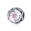 S925 Sterling Silver Twelve Constellation Zircon Beads DIY Bracelet Necklace Accessories, Style:Scorpio