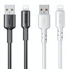 WEKOME WDC-01 Tidal Energy Series 2.4A USB to 8 Pin PVC Data Cable, Length: 1m (White)