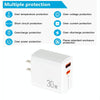 PD31 30W USB-C / Type-C + USB-A Charger with Type-C+8 Pin 2-in-1 Data Cable, US Plug(Black)