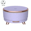 Ultrasonic Aromatherapy Diffuser Humidifier Essential Oil Diffuser UK Plug(Purple Flower Dot)