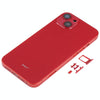iPhone 13 Back Cover Replacement (Red) with SIM Tray & Lens