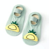 Baby Socks Cartoon Doll Anti-Slip Baby Floor Socks, Toyan Socks: S 0-1 Years Old(Green Pineapple)