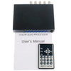 4-Channel VGA Quad Splitter Switcher, Black