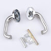 Stainless Steel Round Tube Fire Door Handle Passage Door Lever