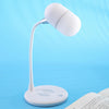 L4 Multifunctional Wireless Charging LED Desk Lamp with Bluetooth 5.0 Speaker(White)